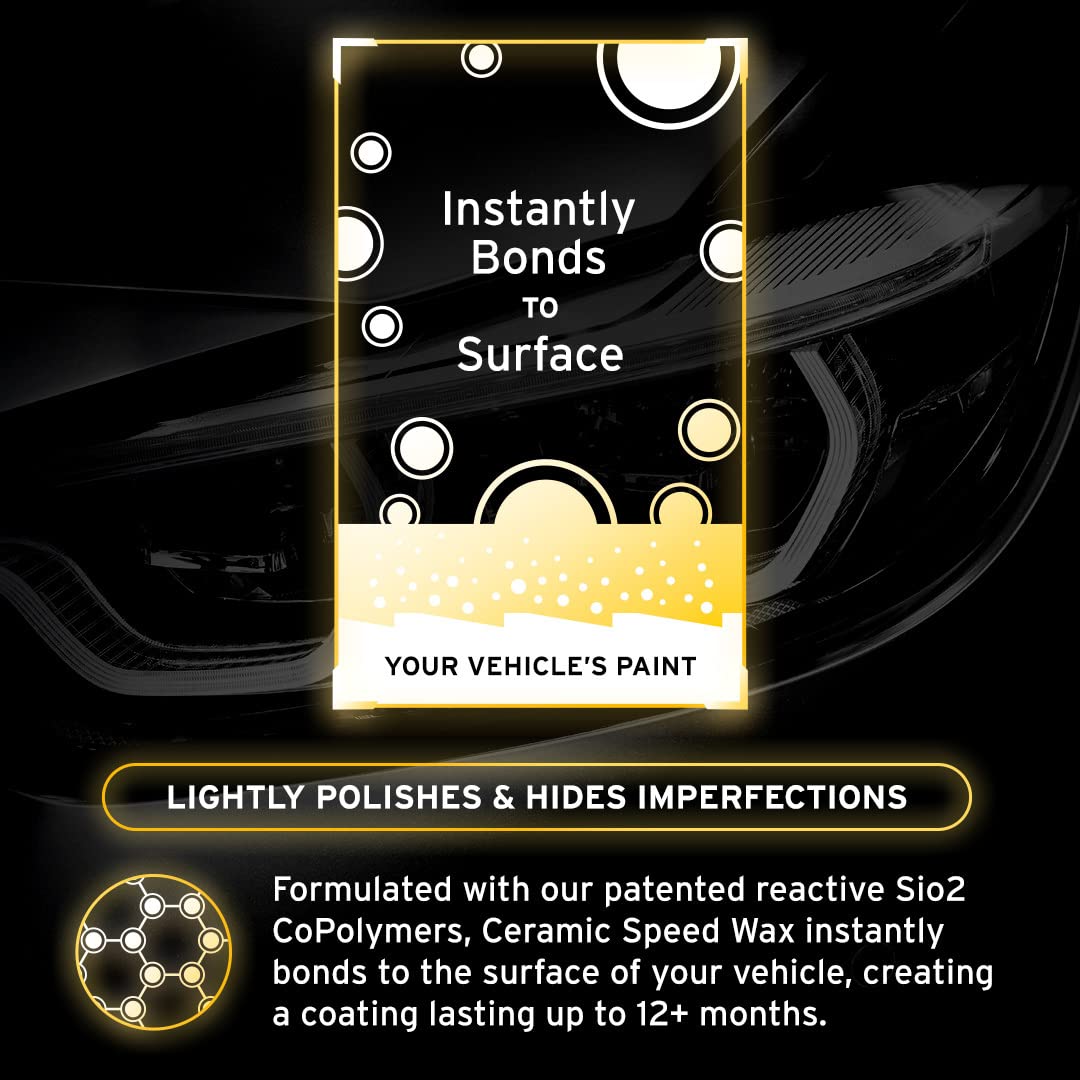 Ethos spray action on car paint demonstrating quick, easy application benefits