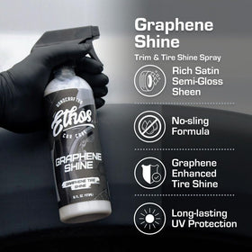 Ethos Handcrafted Car Care spray nozzle close-up for precise application