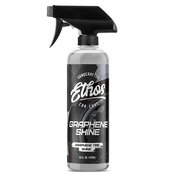 Ethos Handcrafted Car Care front label highlighting product benefits