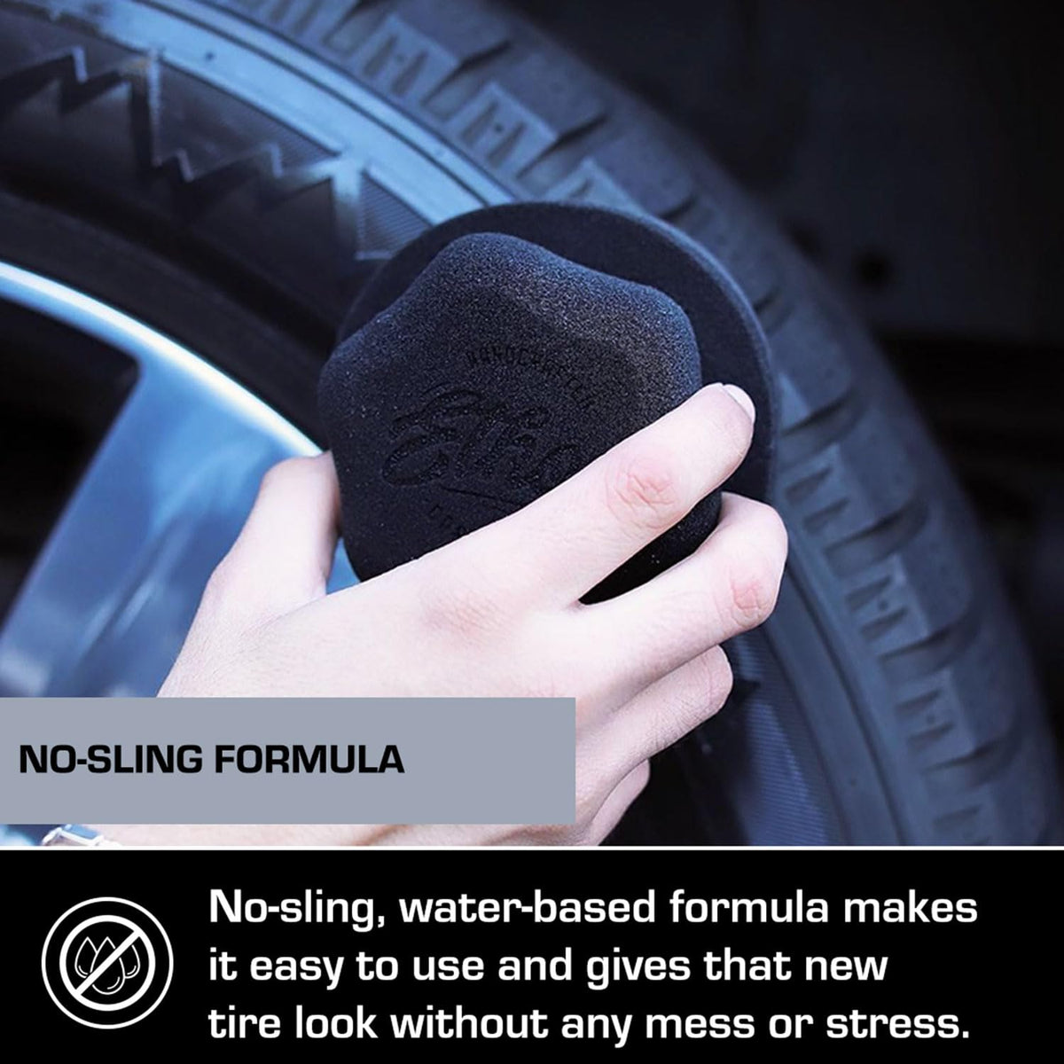 Ethos Handcrafted Car Care texture droplet demonstrating non-greasy finish