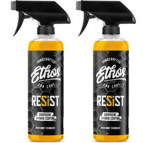 Ethos RESIST front packaging showing both 16oz bottles and branding for clear purchase recognition
