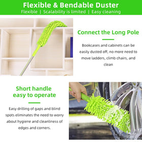 ETOUPA rubber squeegee clearing windshield for streak-free, clear glass