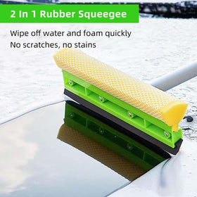 ETOUPA tire detail brush scrubbing wheel wells for thorough, scratch-free cleaning