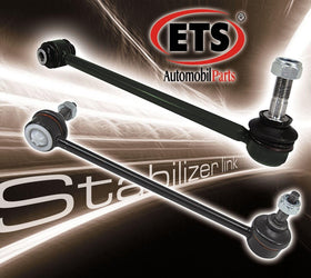 ETS mechanic installing links in garage for reliable fleet performance