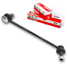 ETS sway bar link beside ruler for length comparison — verifies correct size fitment