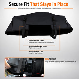 Eudora fastening straps and buckles secure fit and prevent detachment