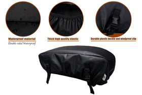 Eudora cover installed on ATV demonstrating weather protection during rides