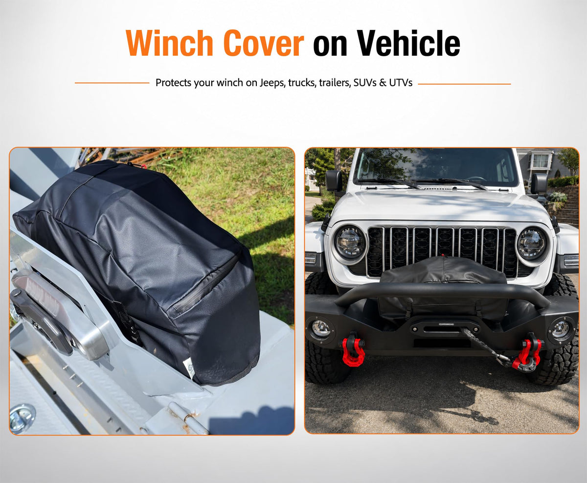 Eudora installed on jeep in offroad setting illustrating protective use
