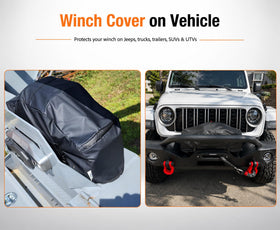 Eudora installed on jeep in offroad setting illustrating protective use