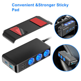 EUGIZMO packaging and accessories with sticky stickers and user manual