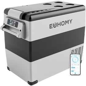 EUHOMY front view open showing capacity and easy access benefit