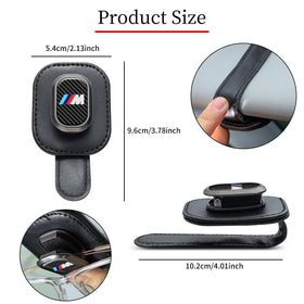 EULIX installed on BMW M Series sun visor demonstrating secure, low-profile placement