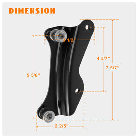 Eumti ABS cover and supplied fasteners highlighting easy installation and clean look