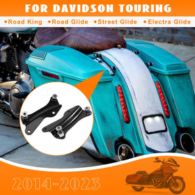 Eumti installed on Road Glide fender demonstrating direct bolt-on convenience