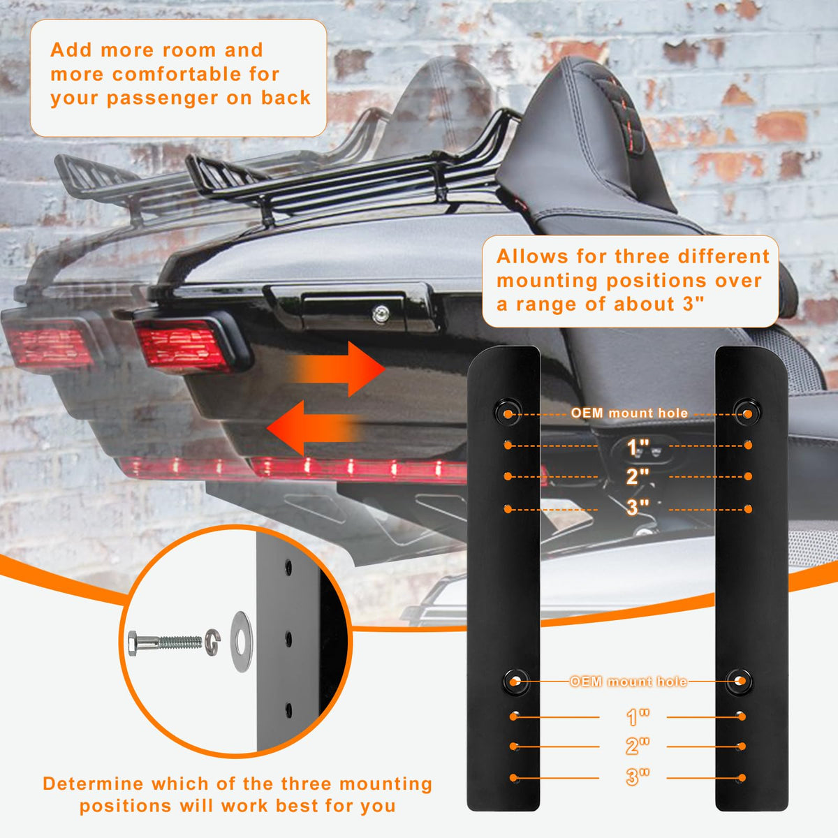 Eumti side profile showing adjusted 1-3 inch relocation benefit
