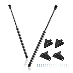 Euplokeer front packaging showing both 20in gas struts and included brackets for easy replacement