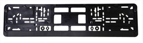 European License Plates front view frame mounted showing clean fit and finish