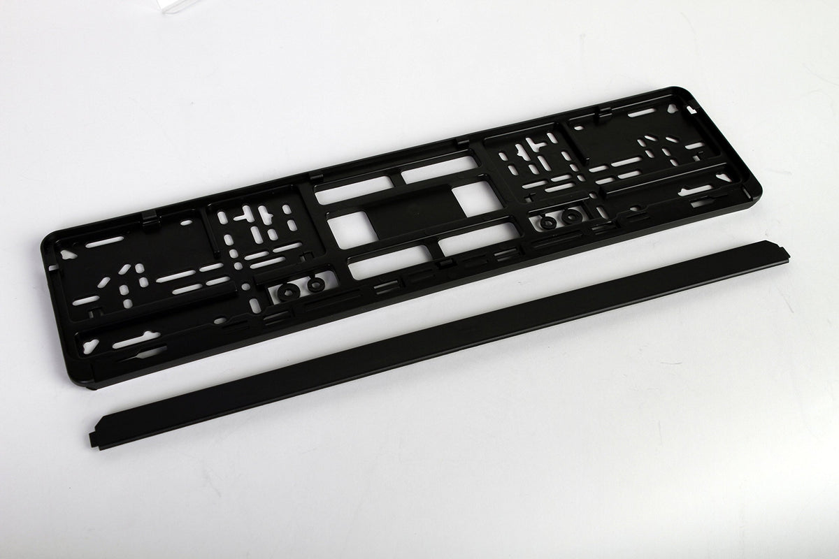 European License Plates holes pattern overview showing multiple mounting layouts