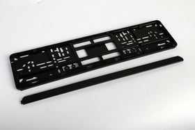 European License Plates holes pattern overview showing multiple mounting layouts