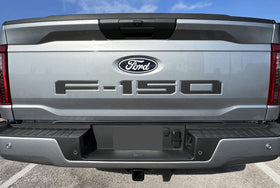 Eurosport Daytona front view of matte black tailgate letters showing exact fit and clean finish