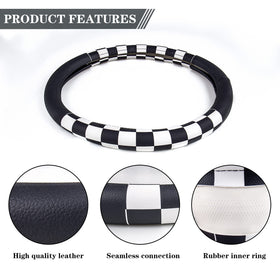 Evankin cover installed on steering wheel demonstrating improved grip and comfortable handling benefit