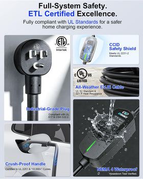 EVDANCE in included carrying case showing travel-ready portability benefit