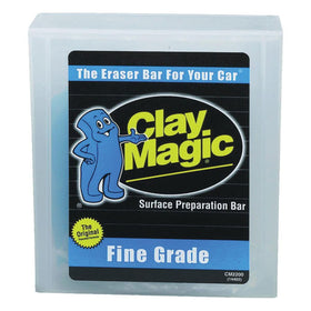 Evercoat Auto Magic clay bar in use smoothing car hood for improved finish