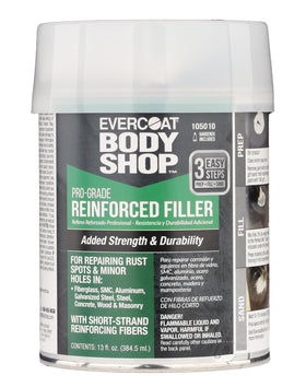 Evercoat Body Shop front can showing label and size for easy identification and purchase