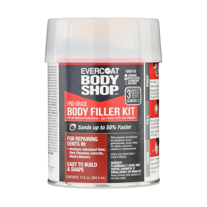 Evercoat Body Shop kit front view showing packaging and included components for quick repairs