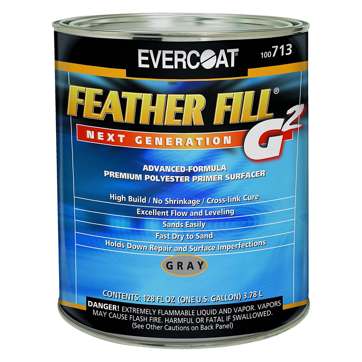Evercoat front label showing product name and gray primer benefits