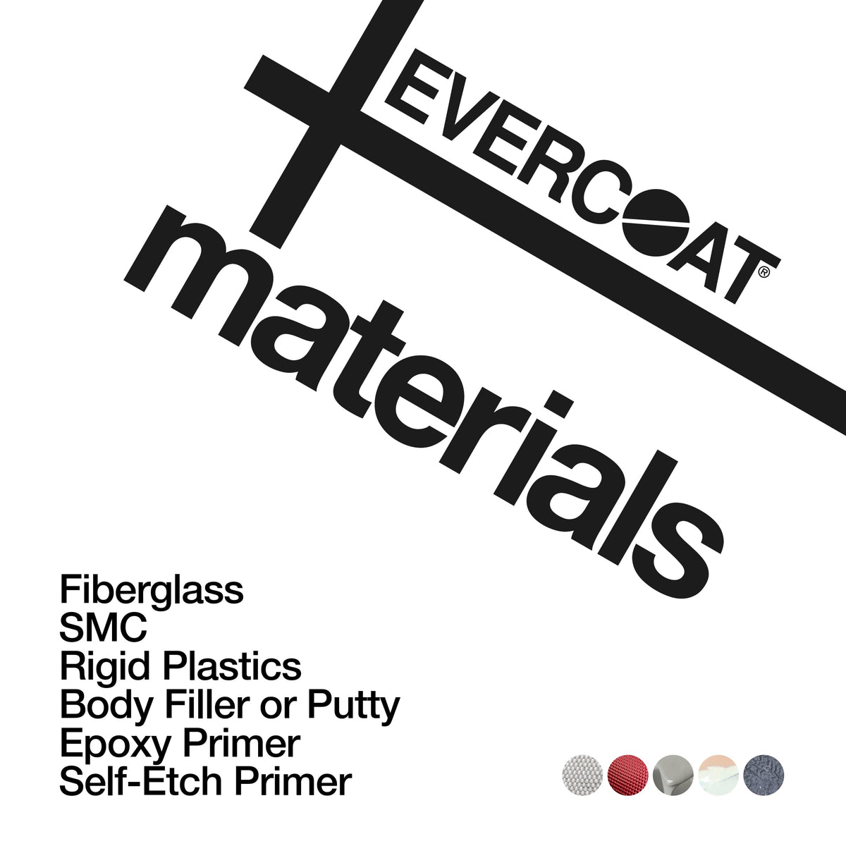 Evercoat sanded surface close-up illustrating easy sanding benefit
