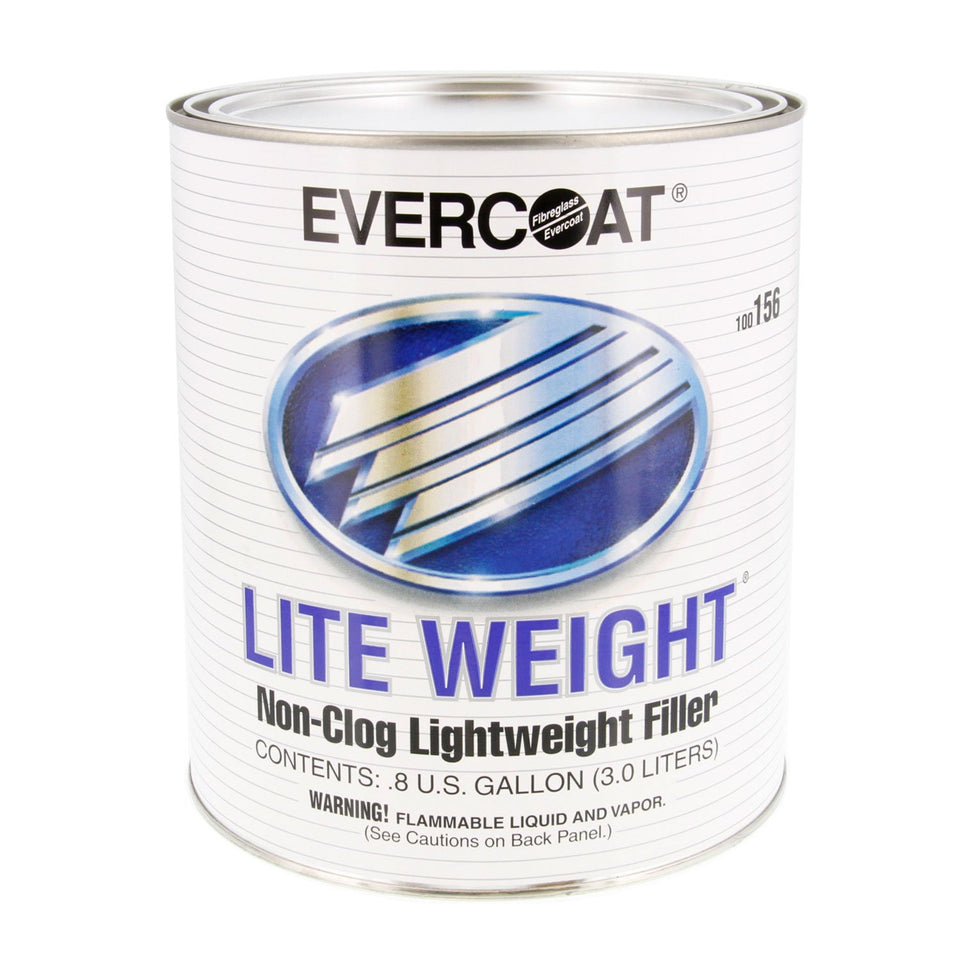 Evercoat front can showing label and benefit of easy sanding