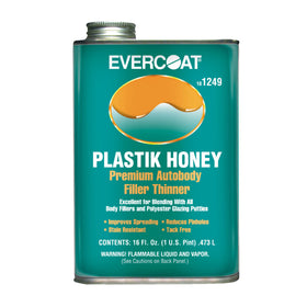 Evercoat Plastik Honey front packaging showing label and 16 fl oz benefit