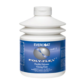 Evercoat Poly-Flex front can showing label and 30 fl oz capacity benefit