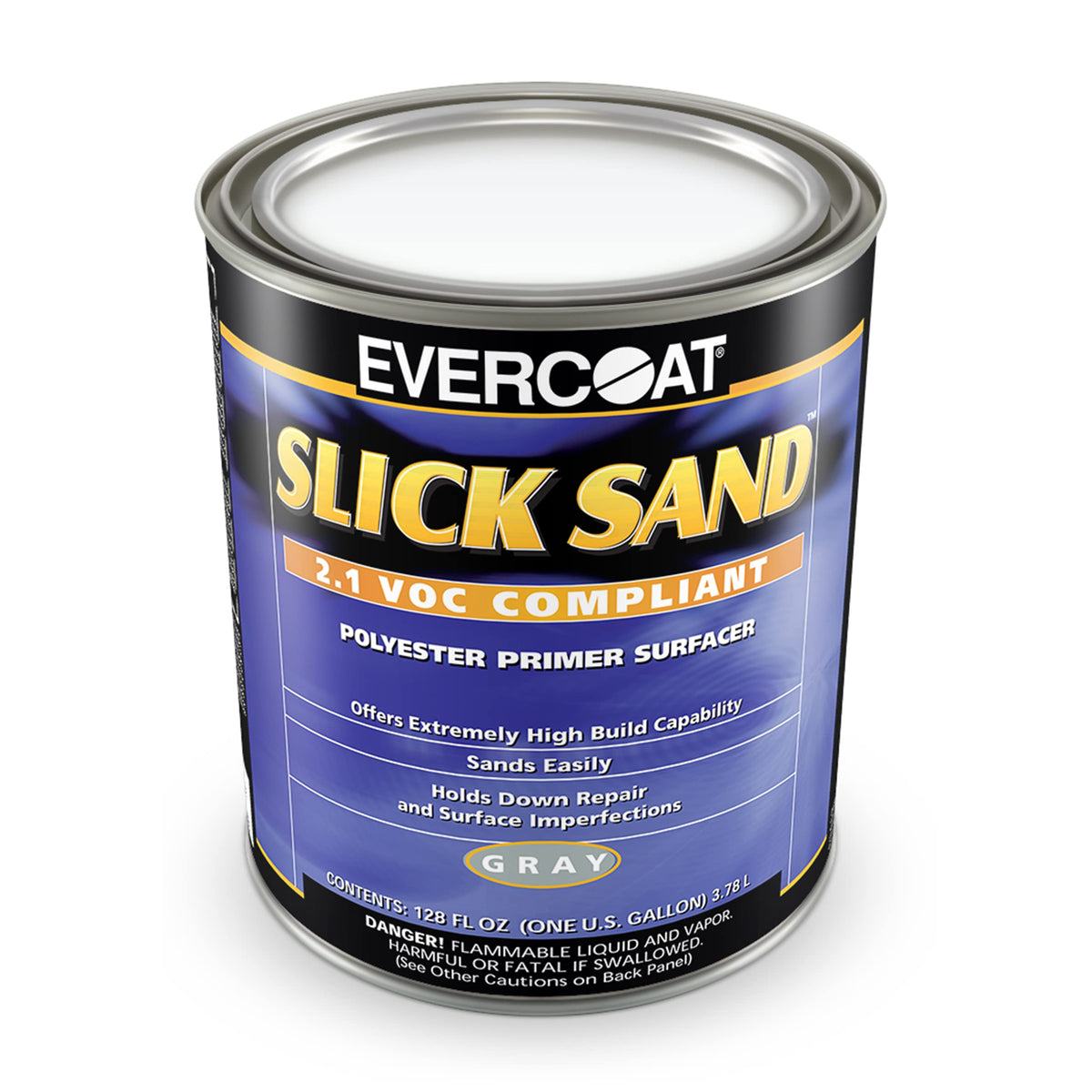 Evercoat front can view showing product and size benefits