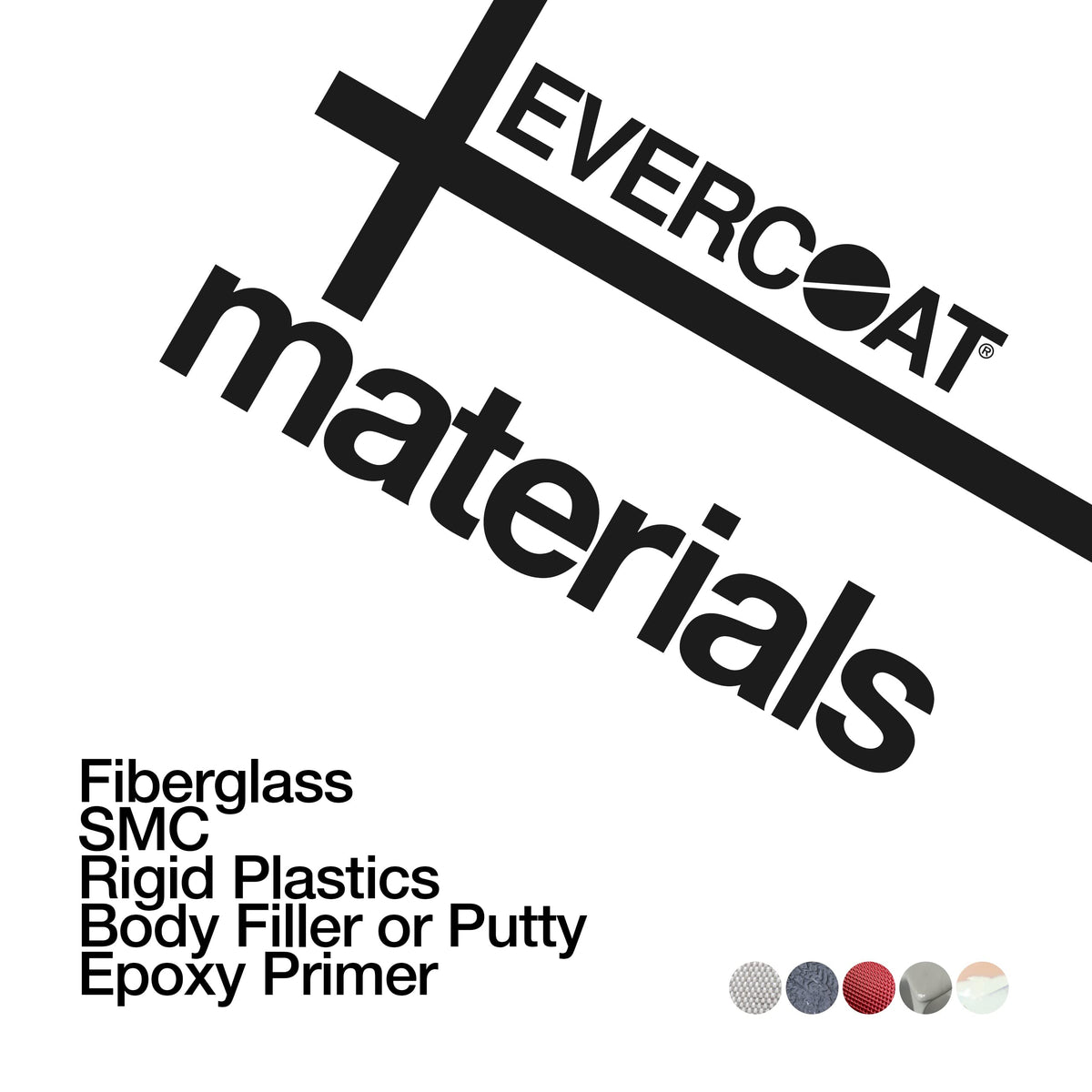 Evercoat texture close-up showing smooth filler surface for sanding