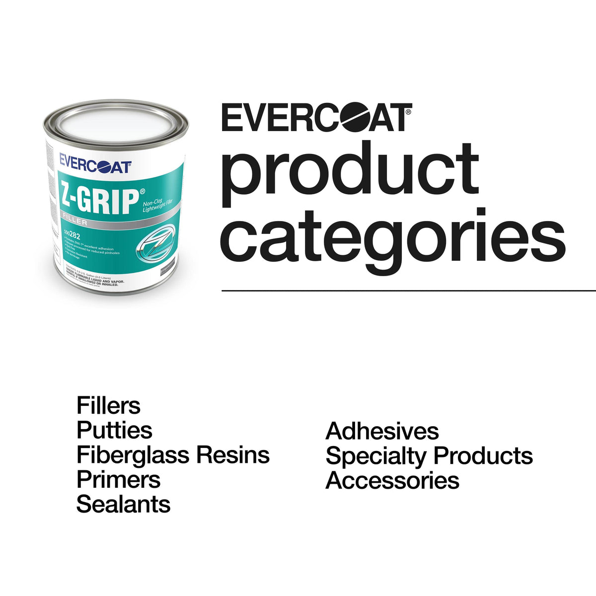 Evercoat Z-Grip in shop application on panel illustrating professional performance