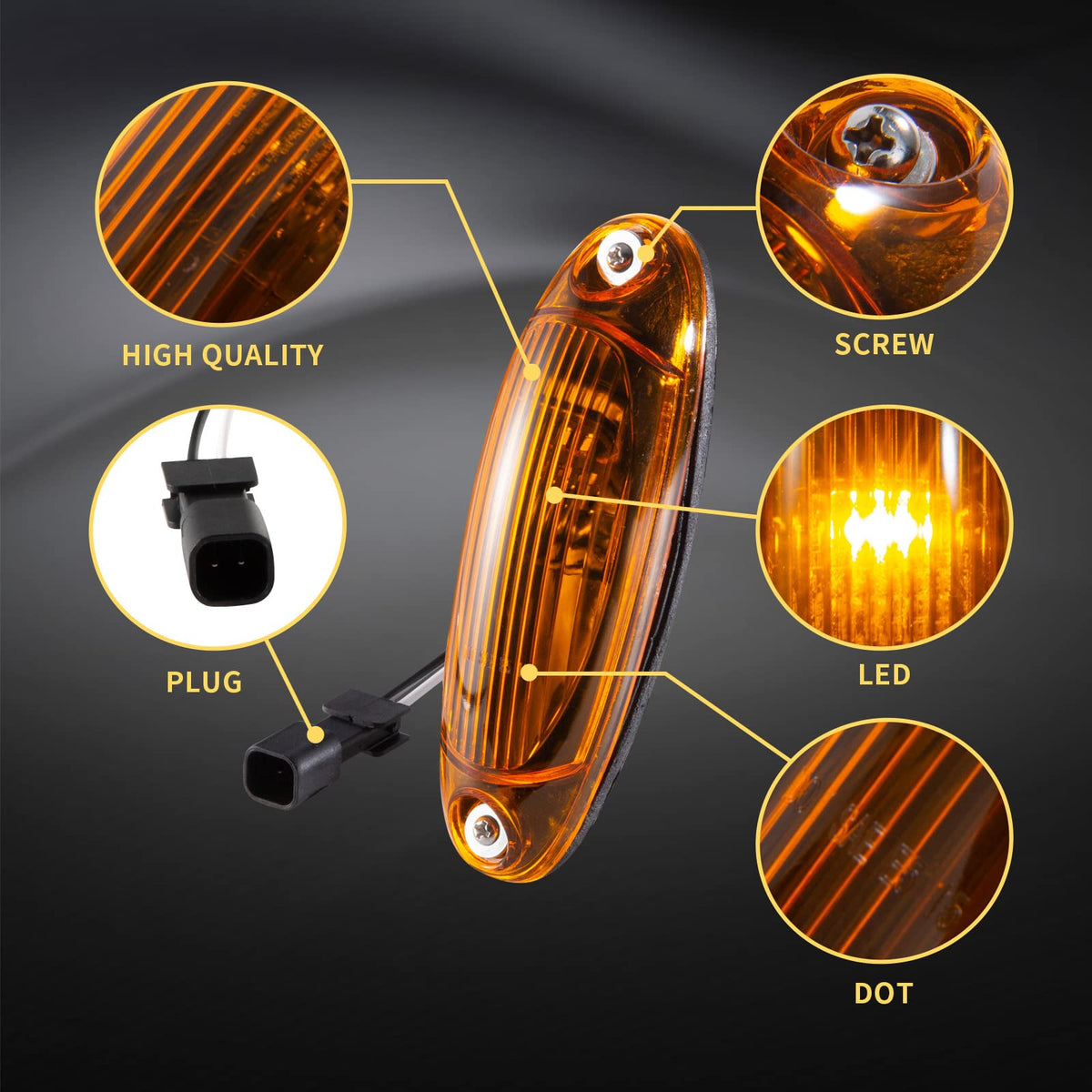 EVERESTHD close-up of lens and LED array showing durability and bright visibility