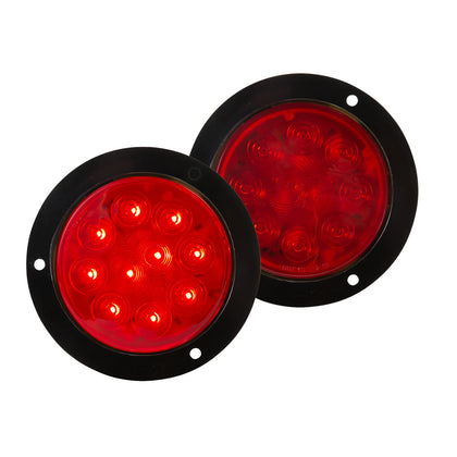 EVERESTHD front view of round tail lamp showing compact design and clear visibility