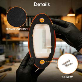 EVERESTHD five lights next to ruler illustrating compact size and correct fitment