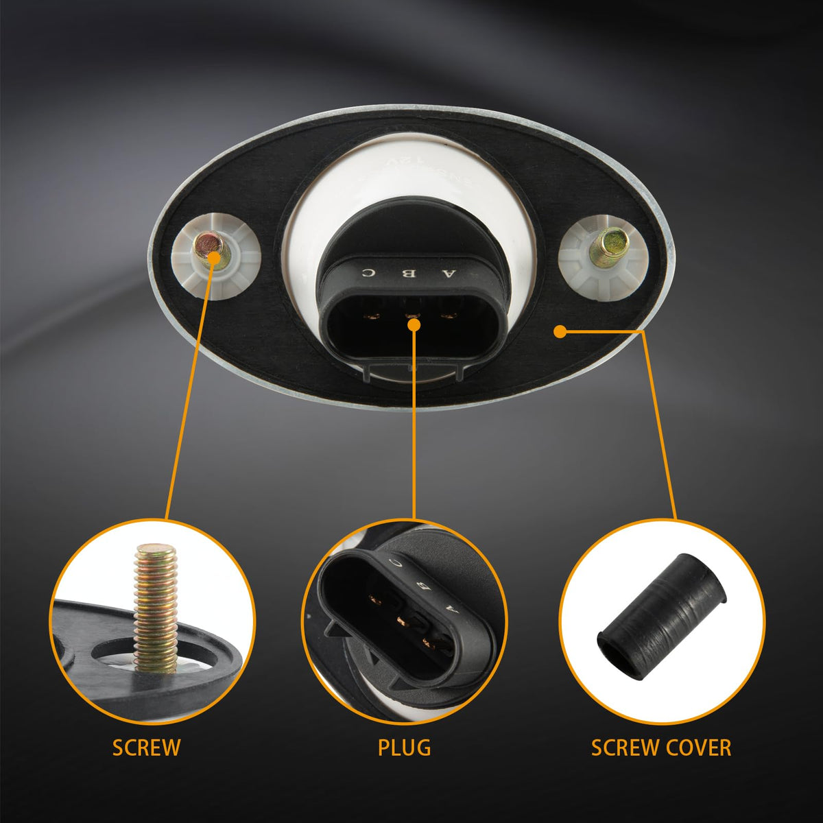 EVERESTHD yellow bulb included displayed for immediate turn-signal use