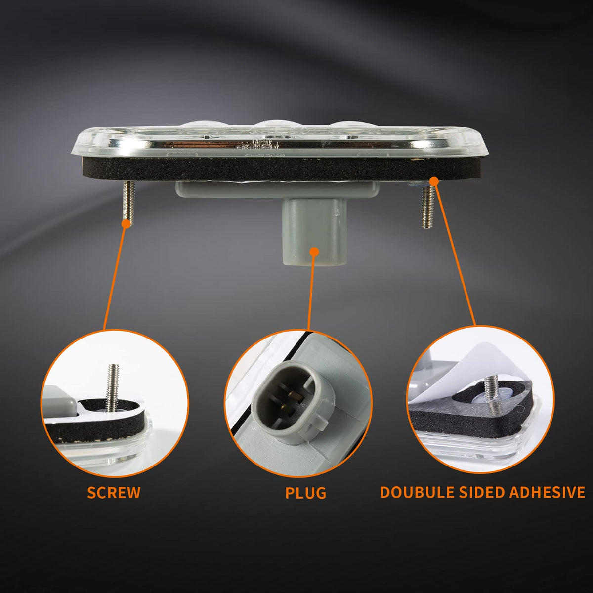 EVERESTHD side profile showing low-profile mount that reduces wind drag