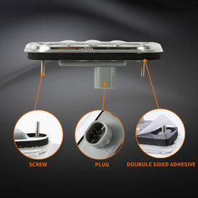 EVERESTHD side profile showing low-profile mount that reduces wind drag