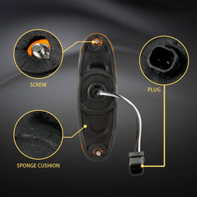 EVERESTHD side profile of lamp showing mounting points and secure fitment benefit