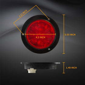 EVERESTHD lamp next to ruler showing 4-inch size for accurate fit confirmation