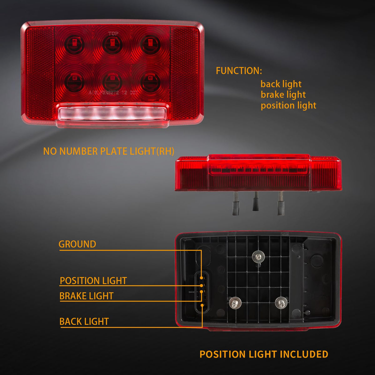 EVERESTHD lights mounted on International truck demonstrating fit and visibility