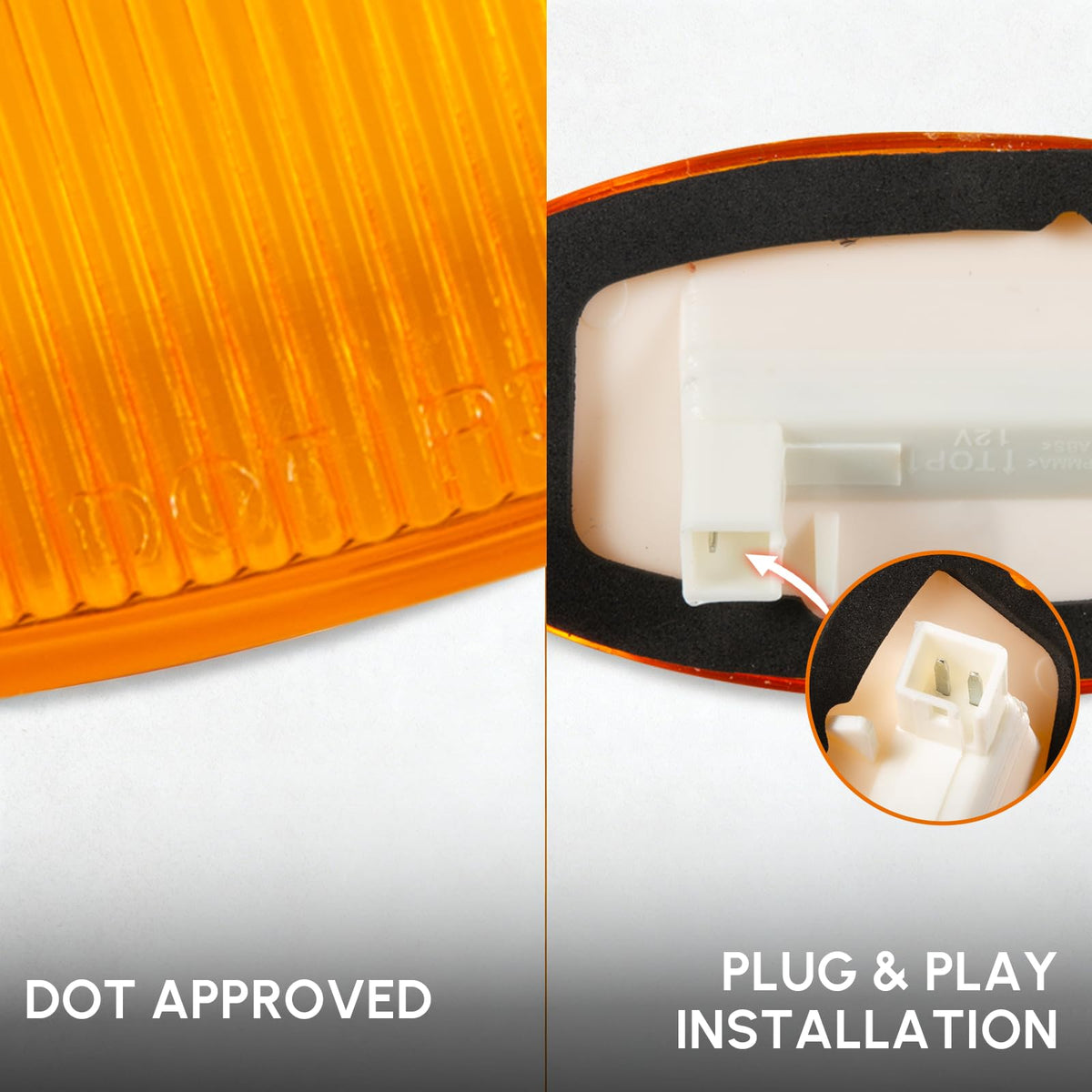 EVERESTHD wiring connector plug detail showing plug-and-play installation convenience