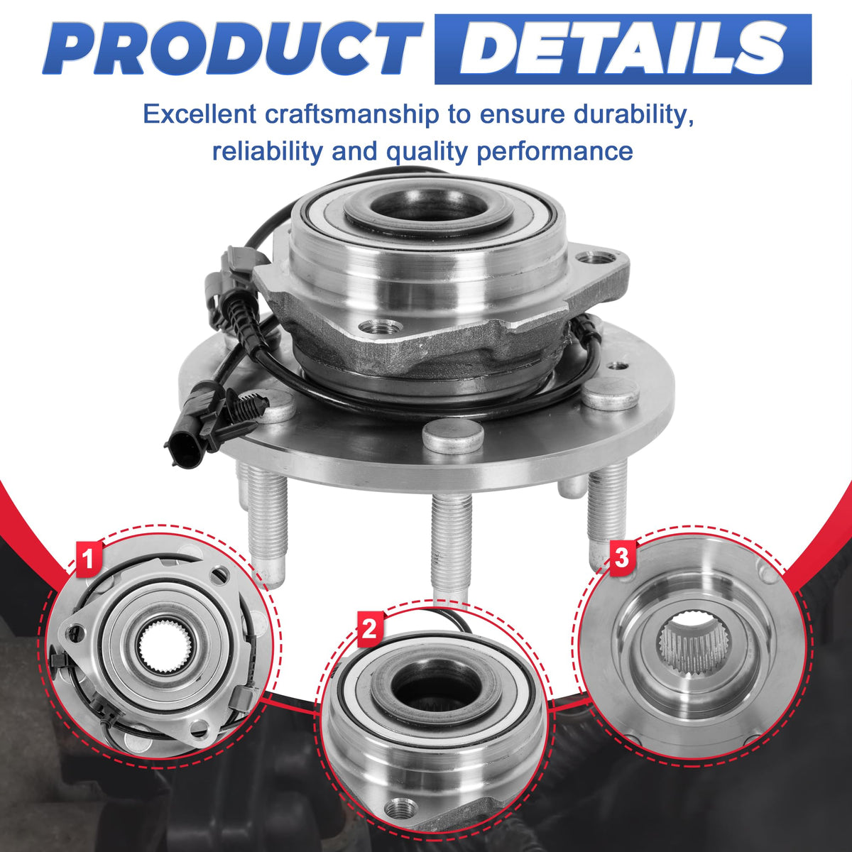 EVERESTWAY installed on Silverado wheel hub in use demonstrating restored steering feel