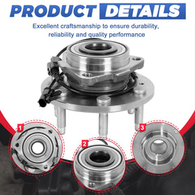 EVERESTWAY installed on Silverado wheel hub in use demonstrating restored steering feel