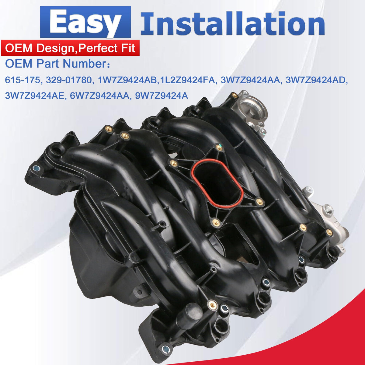 EVERESTWAY manifold installed in engine bay demonstrating OEM-style fitment